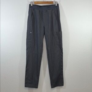 FIGS Axim Cargo Pant Graphite Grey size Small Medical Scrubs